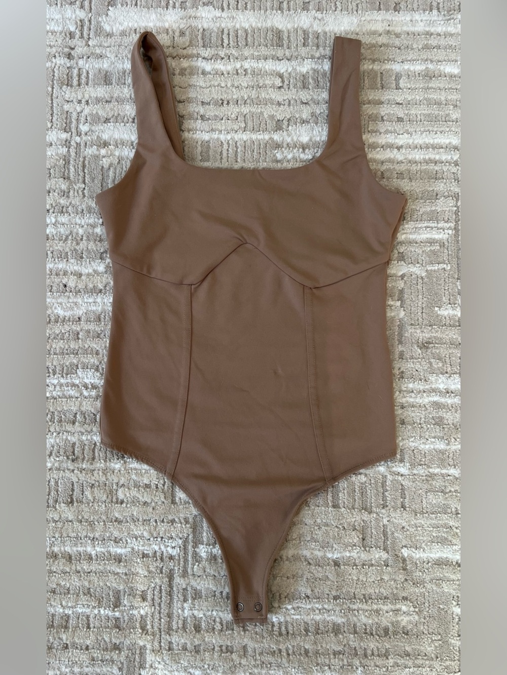 Abercrombie & Fitch Double Layered Seamless Fabric Corset Bodysuit Size XS